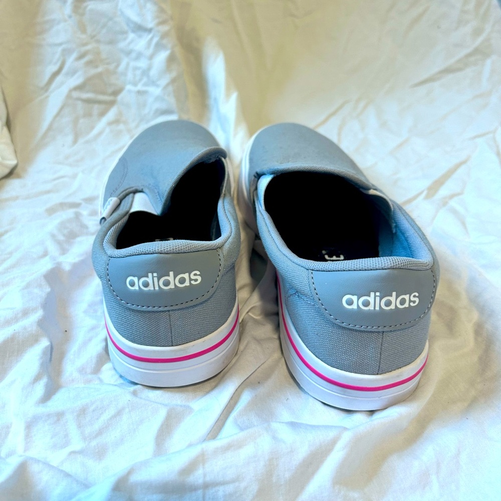 Adidas slip on canvas shoe